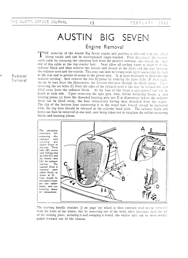 Big 7 Engine removal 1