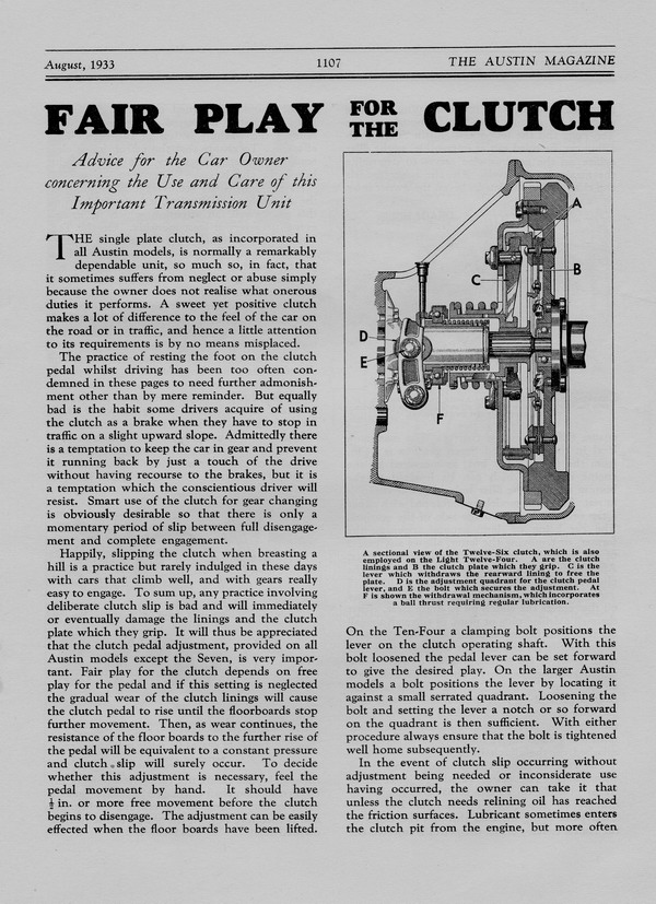 Austin Clutch 1