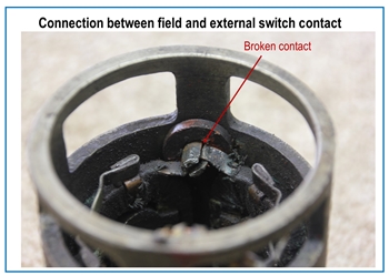 Broken contact 1